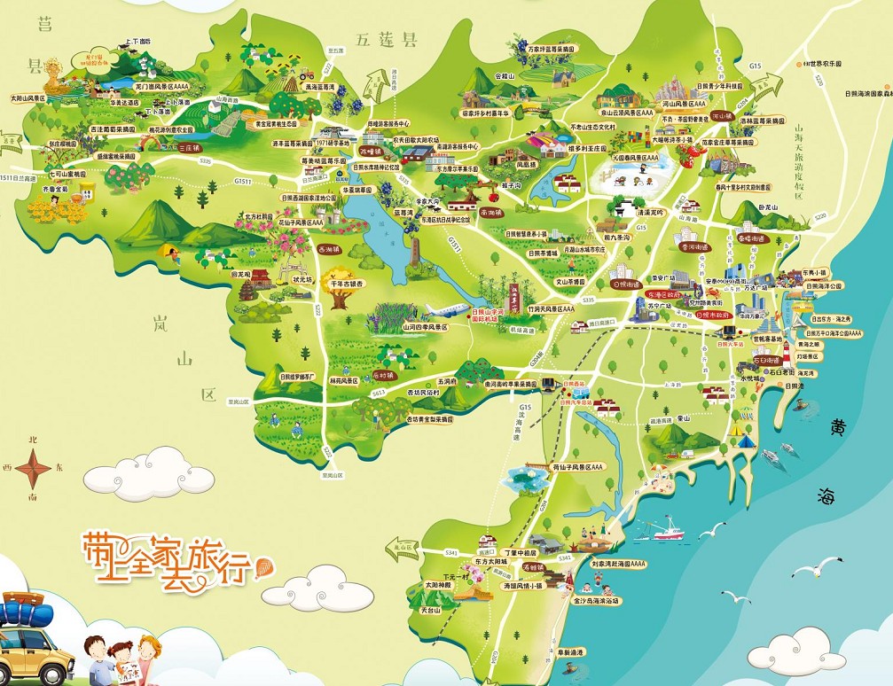 龙南景区使用手绘地图给景区能带来什么好处？